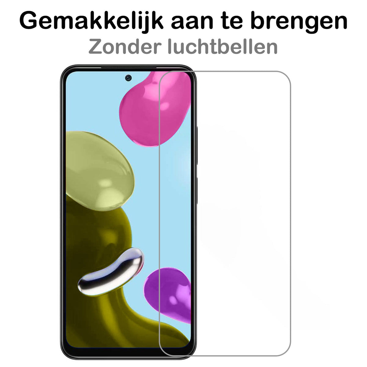 Gehard glazen screenprotector voor Xiaomi Redmi Note 11