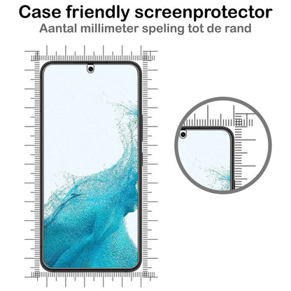 Screenprotector van gehard glas voor Samsung S22 Plus