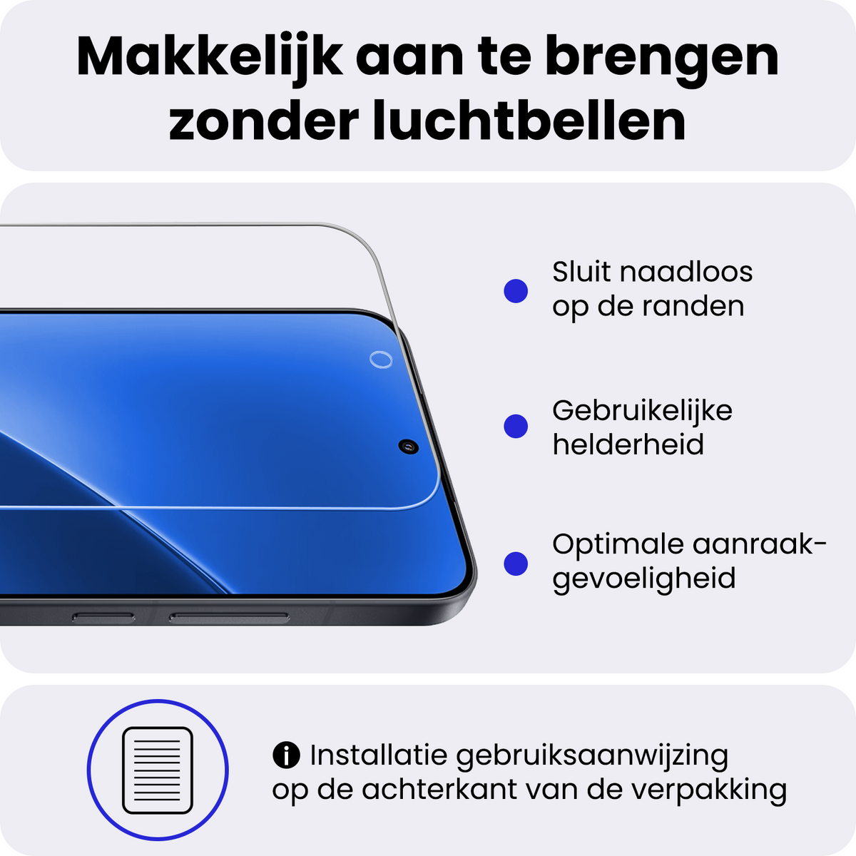 Gehard glazen screenprotector voor Xiaomi 15