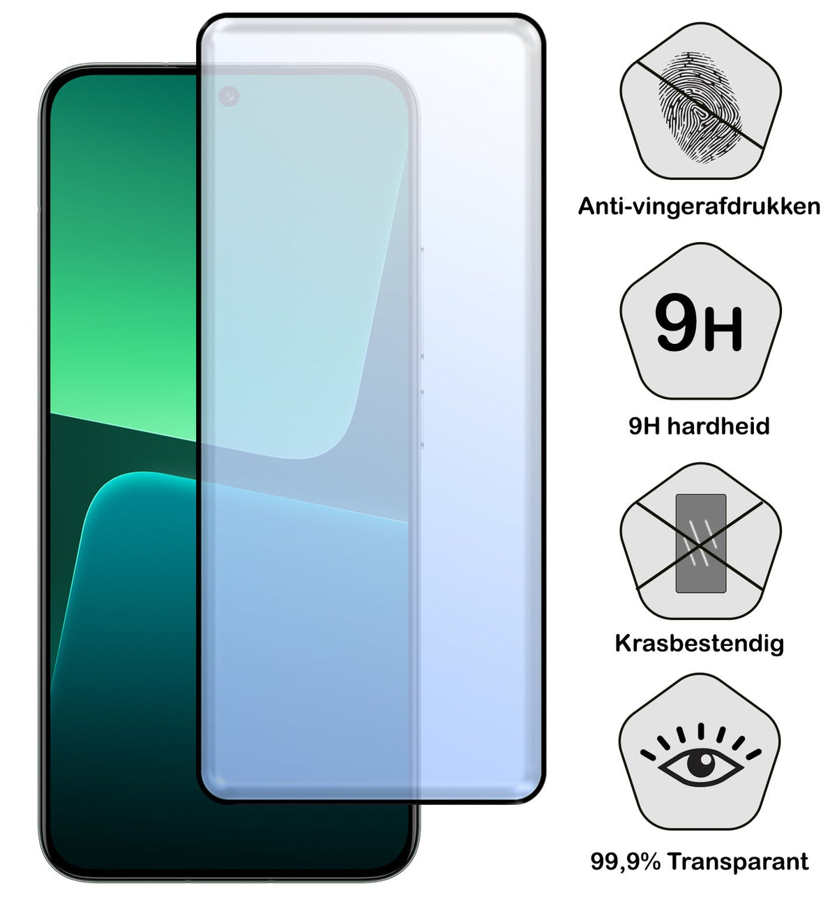 Gehard glazen screenprotector voor Xiaomi 13 Pro
