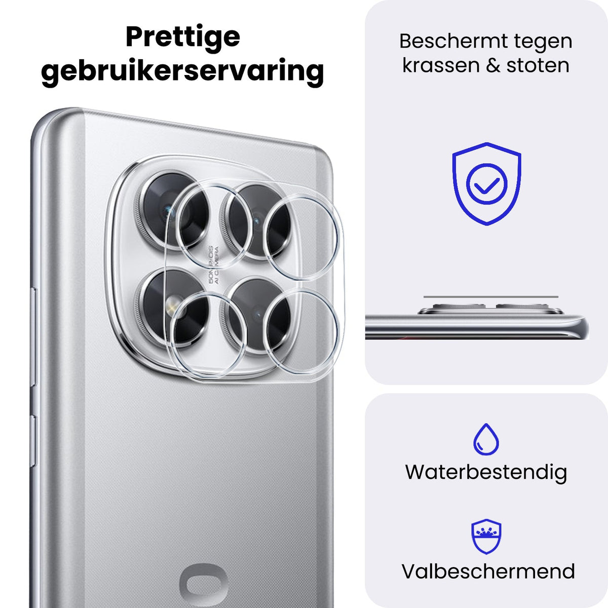 Gehard glazen camera screenprotector voor Xiaomi Poco X7