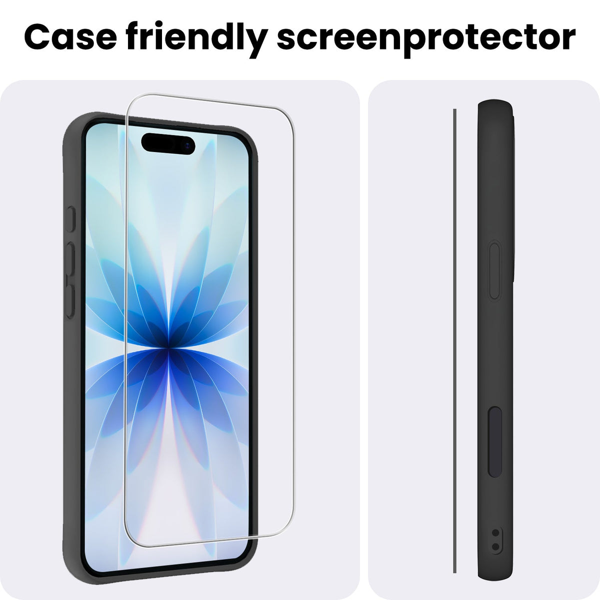 Screenprotector van gehard glas voor iPhone 17 met volledige dekking