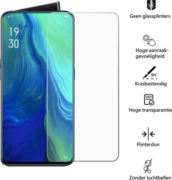Screenprotector van gehard glas voor OPPO Reno 2