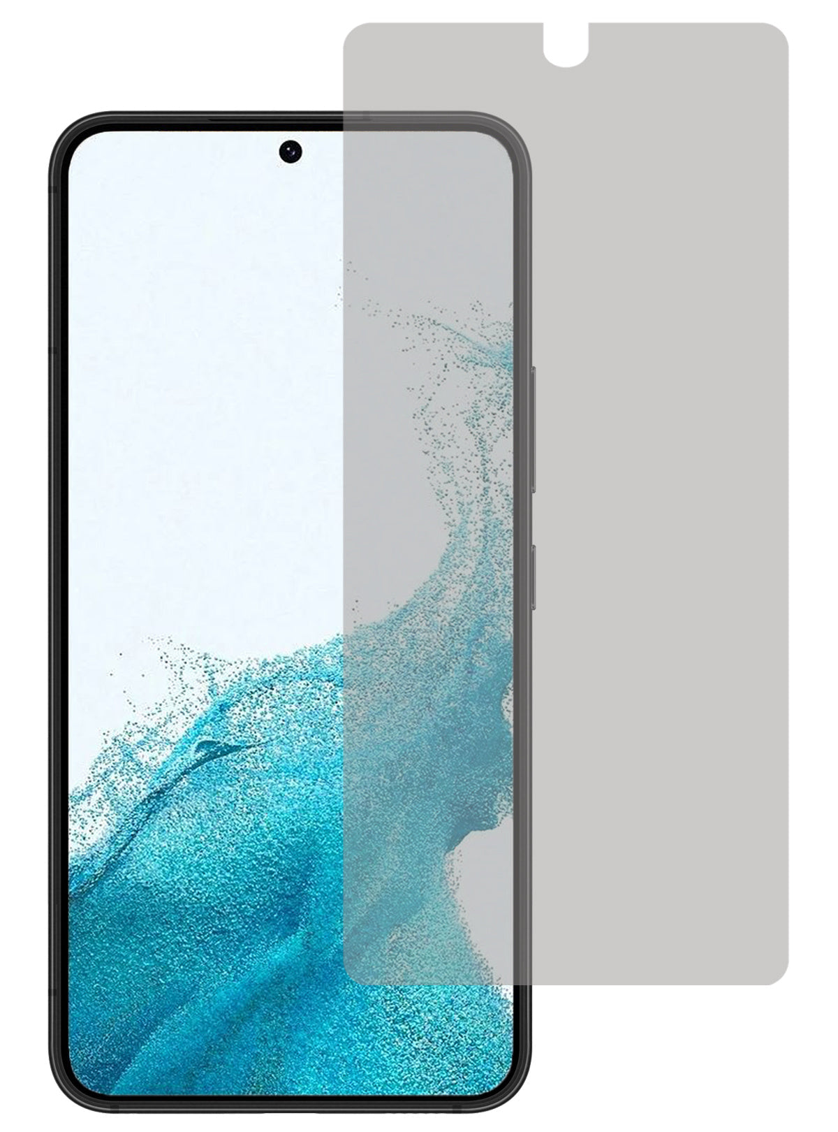 Privacy screenprotector van gehard glas voor Samsung S22