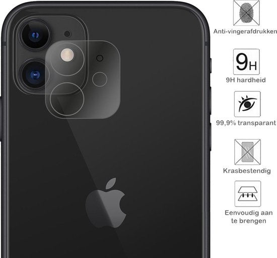 Camera screenprotector van gehard glas voor iPhone 11