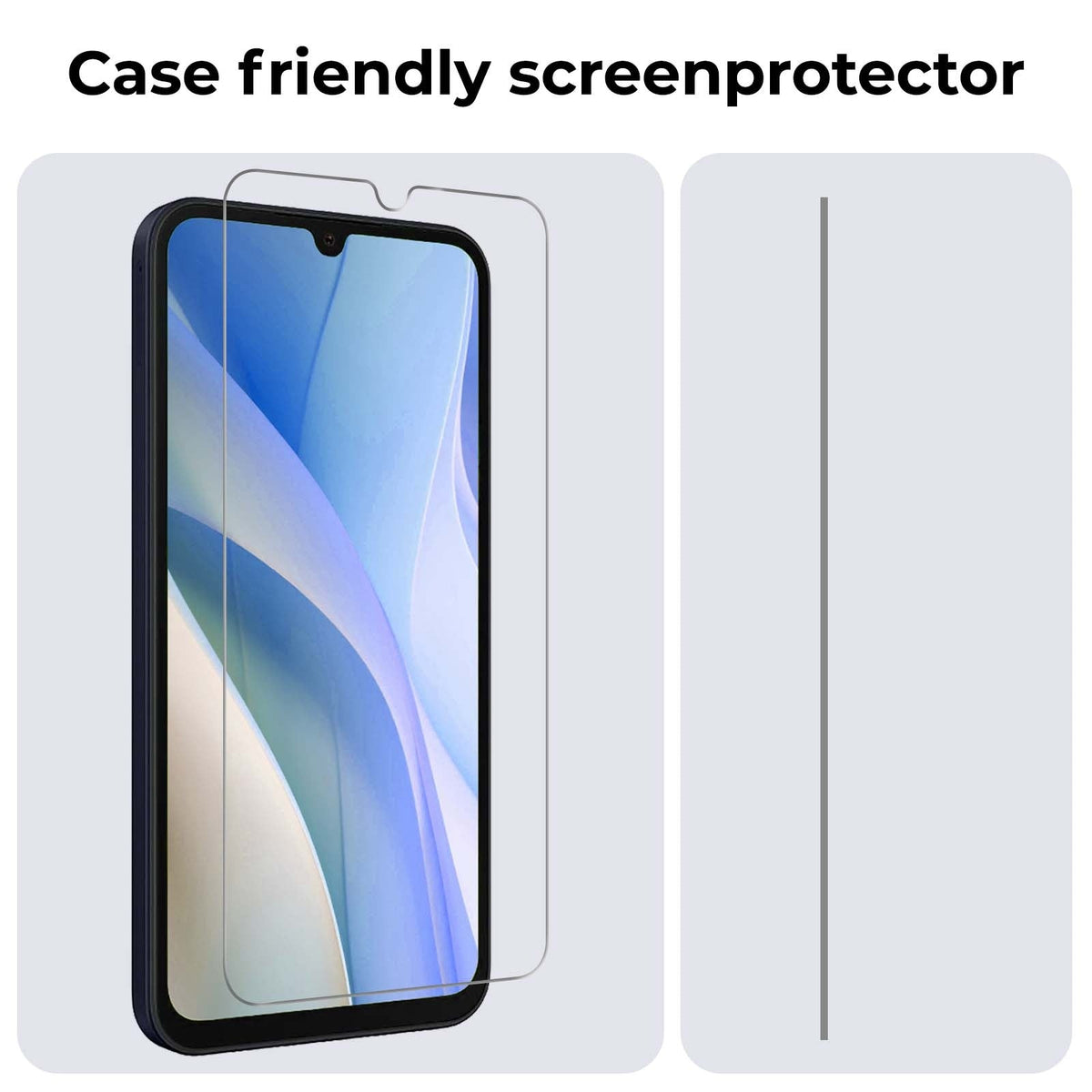 Gehard glazen screenprotector met krasbestendige laag