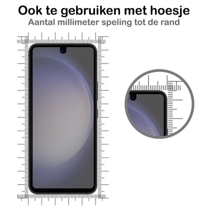 Privacy Screenprotector van Gehard Glas Geschikt voor Samsung S23 Plus