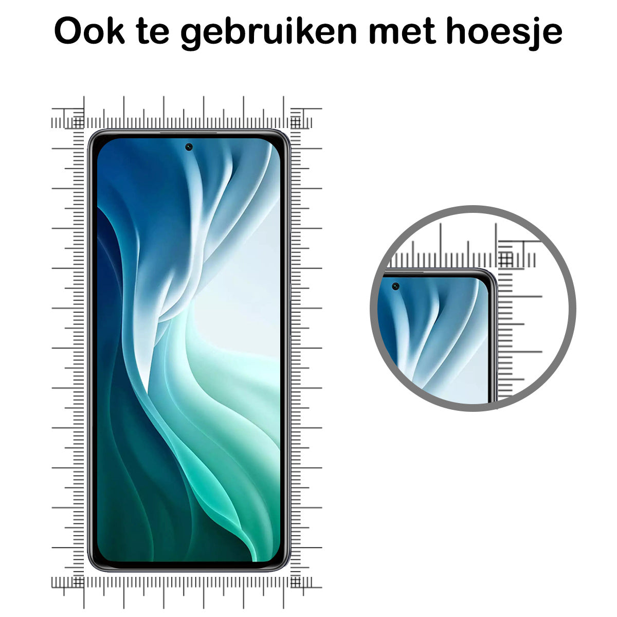 Gehard glazen screenprotector voor Xiaomi 11T met antikraslaag