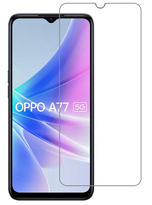 Gehard glazen screenprotector voor OPPO A77 met antikraslaag