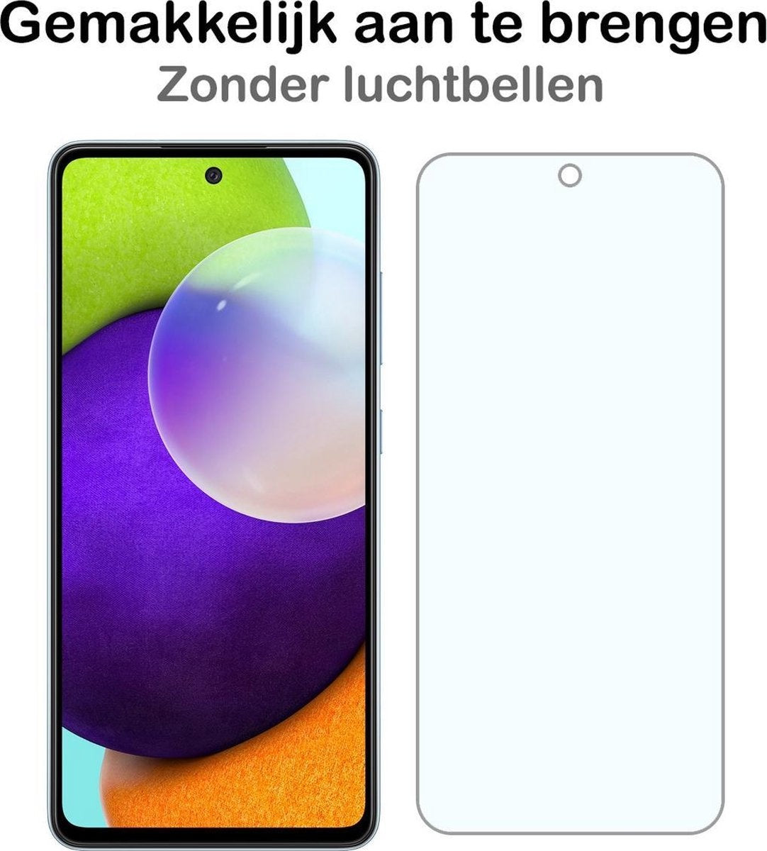 Gehard glazen screenprotector met krasbestendige bescherming voor Samsung A52