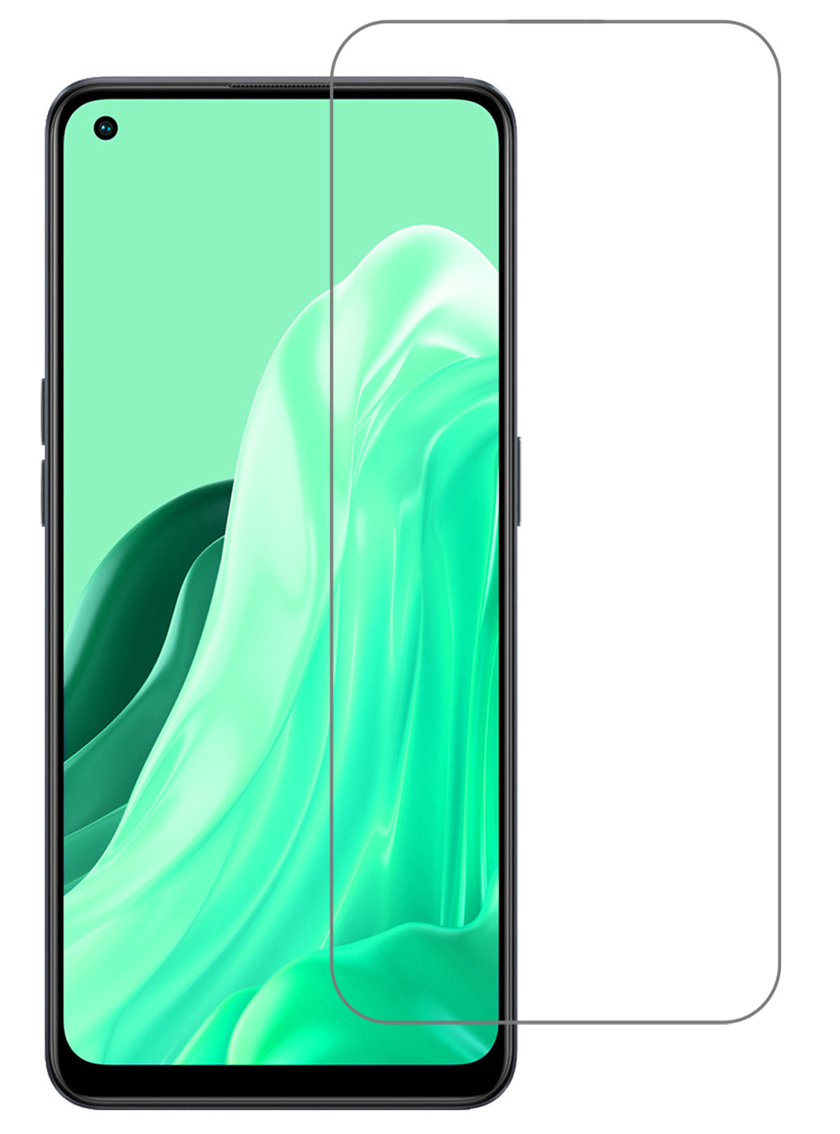 Gehard glazen screenprotector voor OPPO Reno 7 met krasbescherming