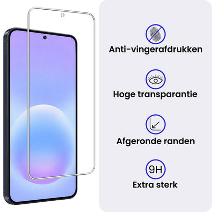 Gehard glazen screenprotector voor Samsung A57