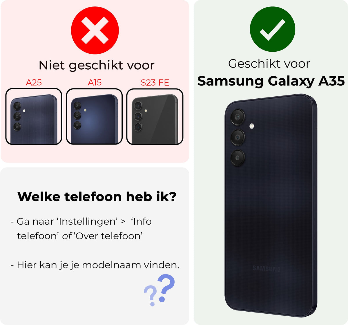 Full Screen Screenprotector Gehard Glas Voor Samsung Galaxy A35