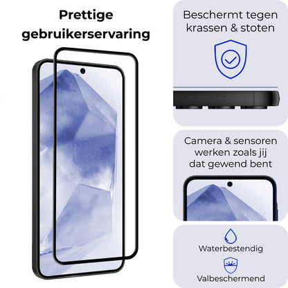 Full Screen Screenprotector van Gehard Glas voor Samsung Galaxy A55