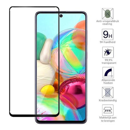 Gehard Glazen Screenprotector met Zwarte Randen
