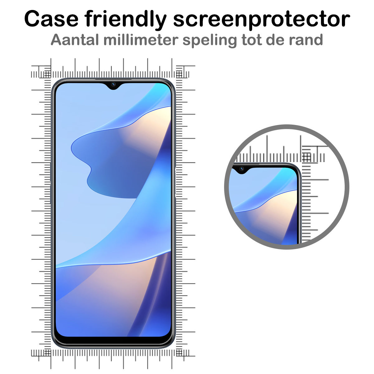 Gehard glazen screenprotector voor OPPO A16