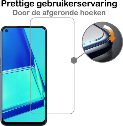 Gehard glazen screenprotector voor OPPO A52