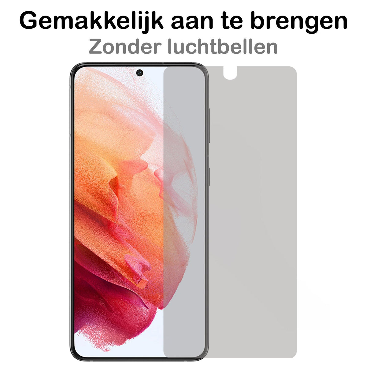 Screenprotector van gehard glas met privacyfilter