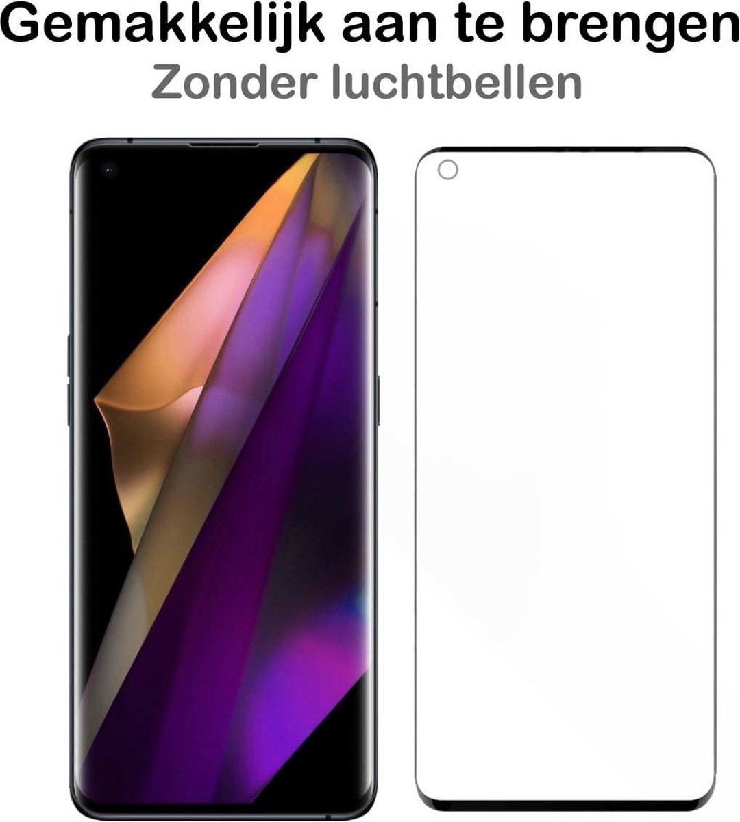 Gehard glazen screenprotector voor OPPO Find X3 Pro