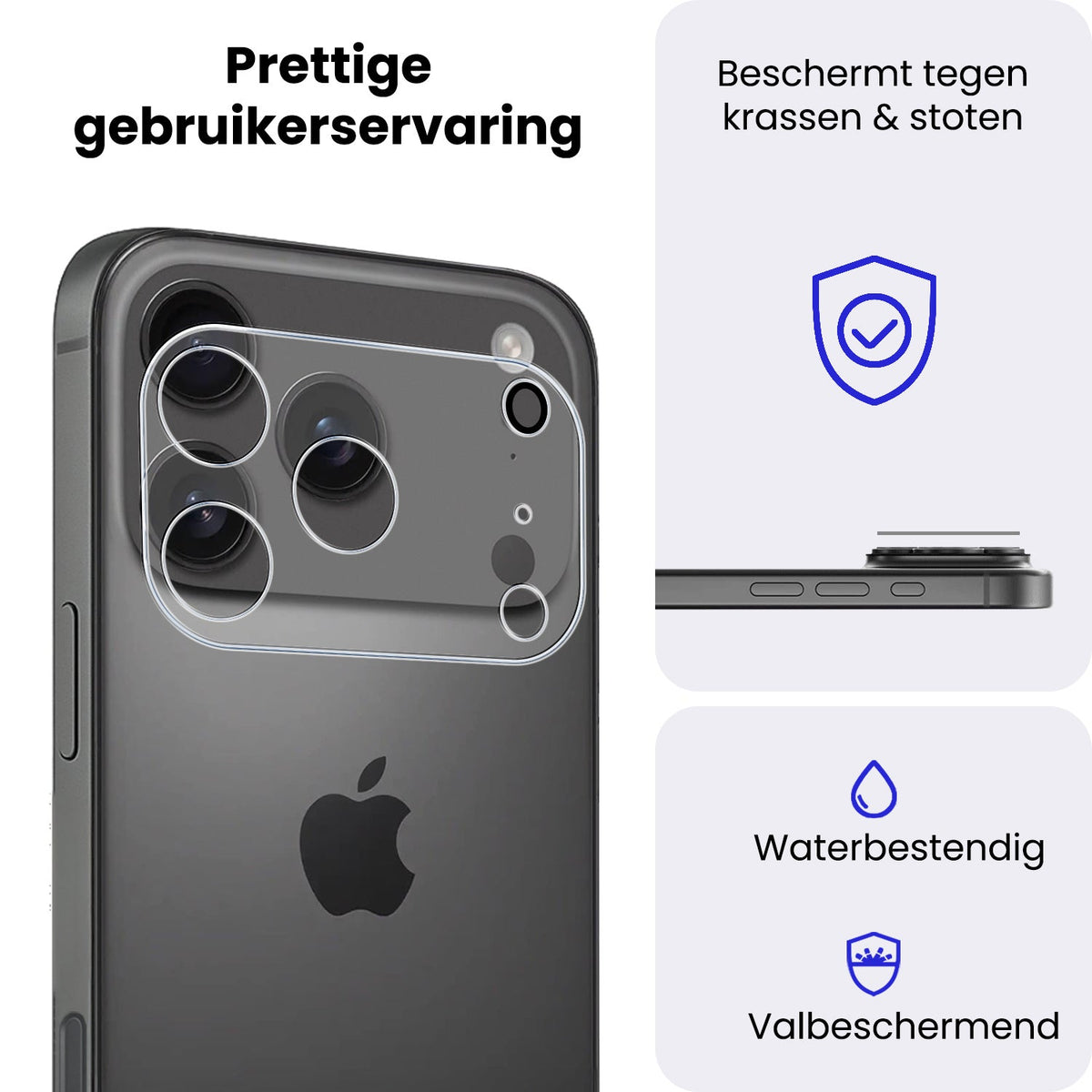 Gehard glazen camera screenprotector voor iPhone 17 Pro