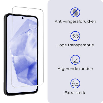 Gehard glazen screenprotector voor Samsung Galaxy A35