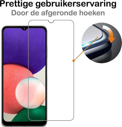 Screenprotector van gehard glas met antikraslaag
