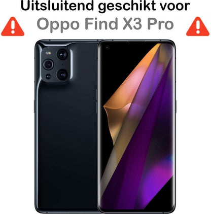 Gehard glazen screenprotector voor OPPO Find X3 Pro