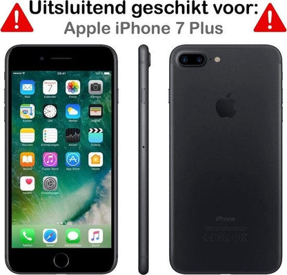Screenprotector van gehard glas voor iPhone 7 Plus met zwarte randen