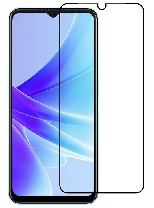 Gehard glazen screenprotector voor OPPO A57s met zwarte randen
