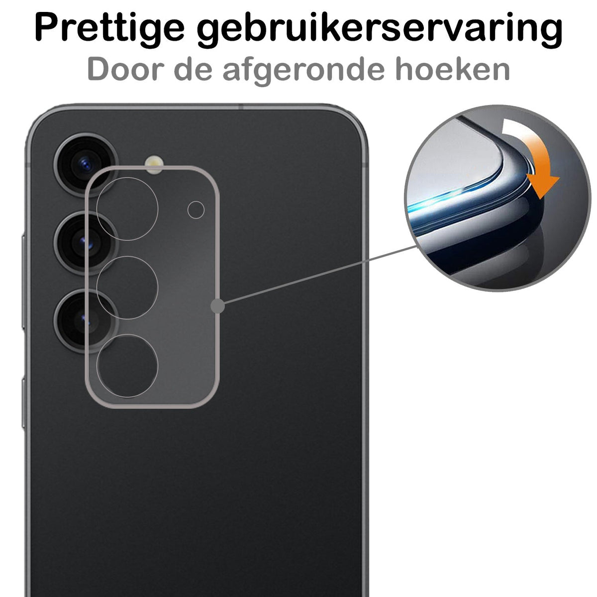 Camera Screenprotector Geschikt voor Samsung Galaxy S23 Gehard Glas