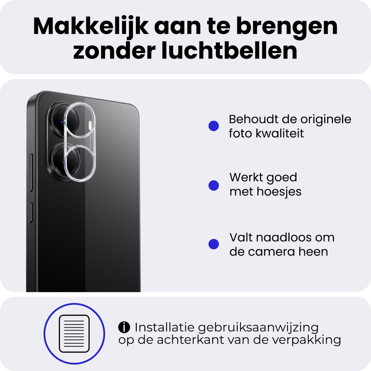 Gehard glazen camera screenprotector voor Xiaomi Poco X7 Pro