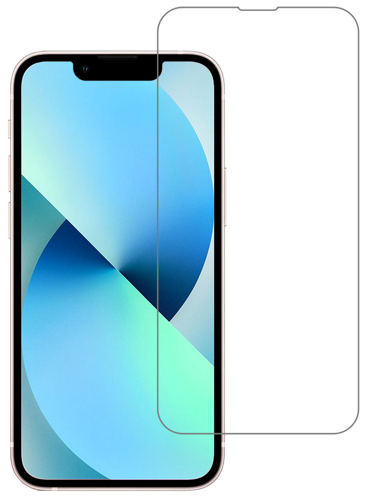 Gehard glazen screenprotector voor iPhone 14 Plus met volledige dekking