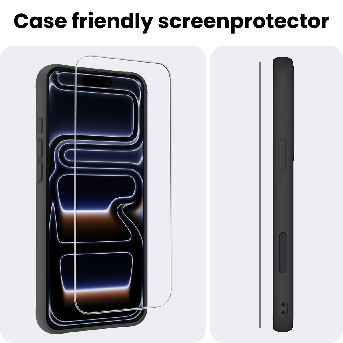Gehard glazen screenprotector voor iPhone 17 Pro met volledige dekking