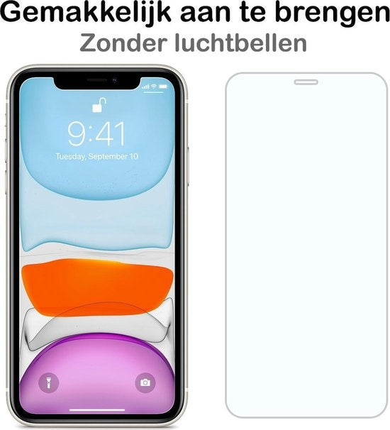 iPhone 11 Screenprotector Gehard Glas met Volledige Dekking