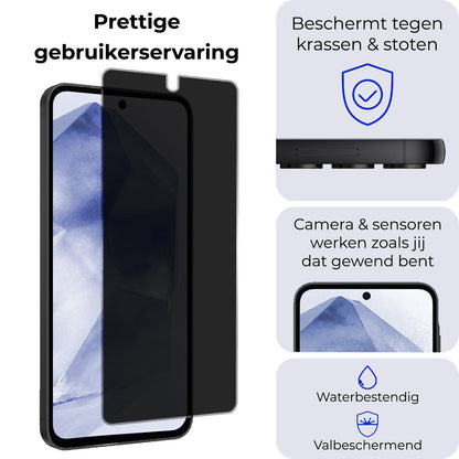 Privacy Screenprotector van Gehard Glas voor Samsung Galaxy A55