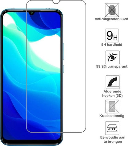 Gehard glazen screenprotector voor Xiaomi Mi 10 Lite