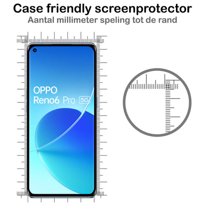 Screenprotector van gehard glas voor OPPO Reno 6 Pro