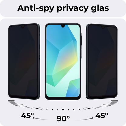Privacy screenprotector van gehard glas voor Samsung Galaxy A16