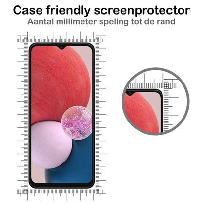 Screenprotector van gehard glas met zwarte randen