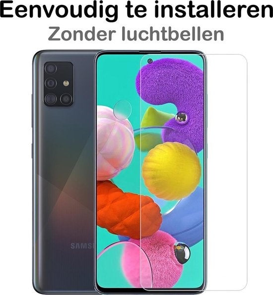 Gehard Glazen Screenprotector Geschikt voor Samsung A51