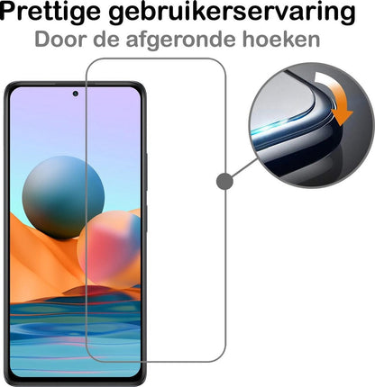 Gehard glazen screenprotector voor Xiaomi Redmi Note 10 Pro