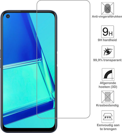 Gehard glazen screenprotector voor OPPO A52