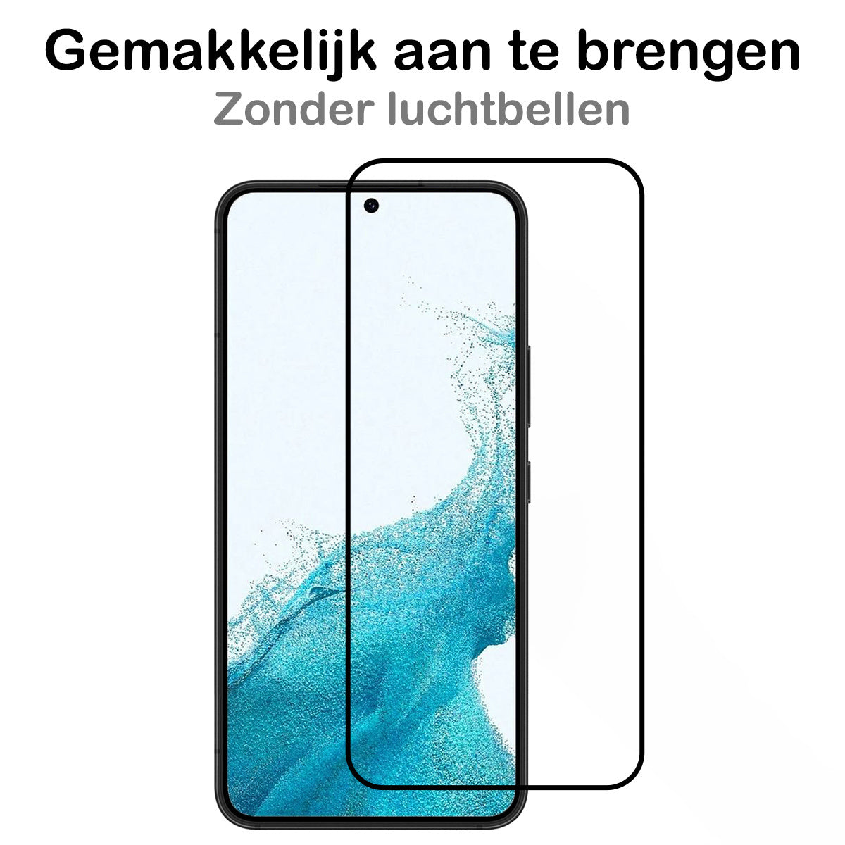 Full Screen Screenprotector van Gehard Glas voor Samsung Galaxy S22 Plus