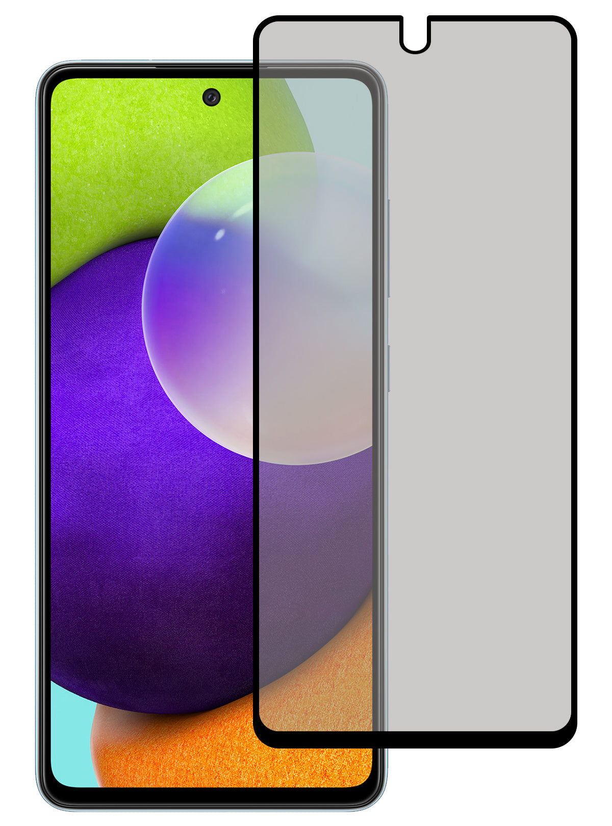 Gehard glazen screenprotector met privacy filter geschikt voor Samsung A52