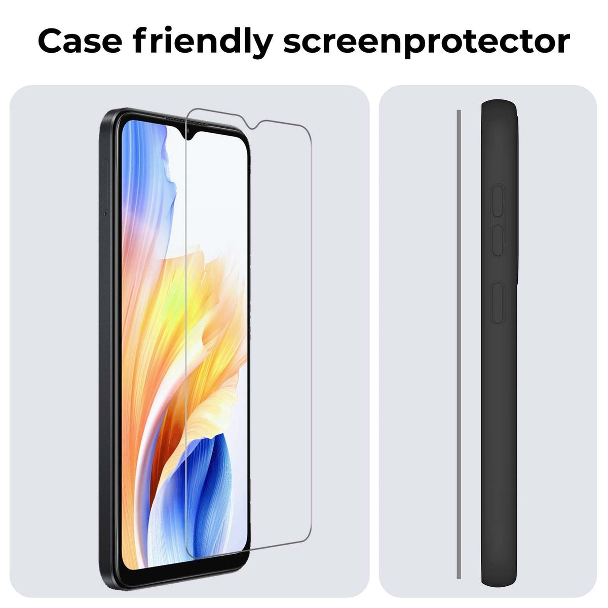 Gehard glazen screenprotector voor OPPO A38 met antikraslaag