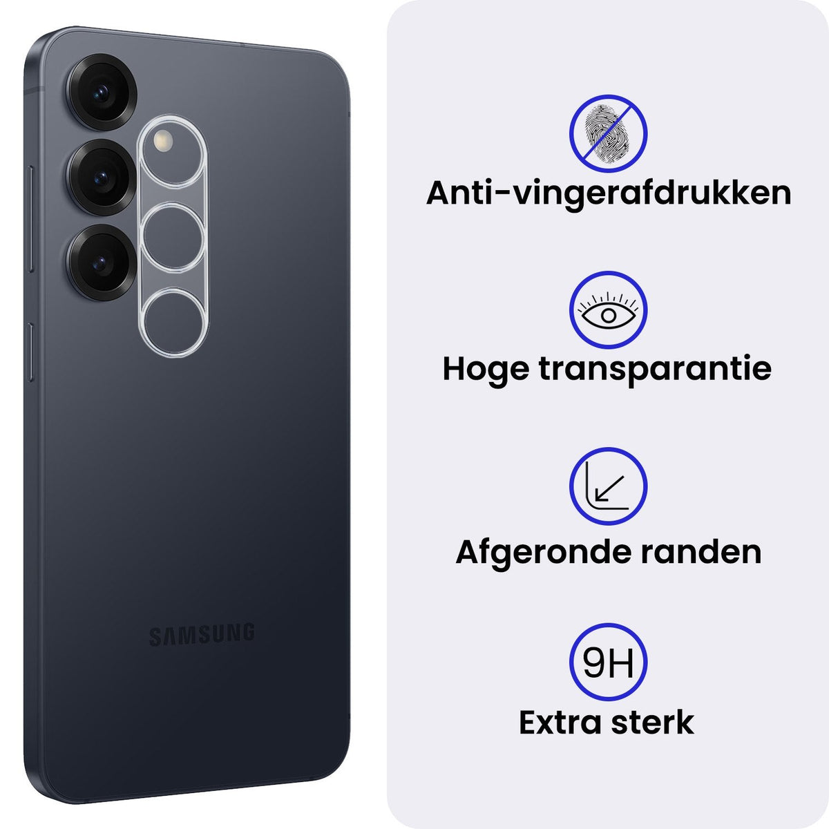 Camera Screenprotector van Gehard Glas voor Samsung S26