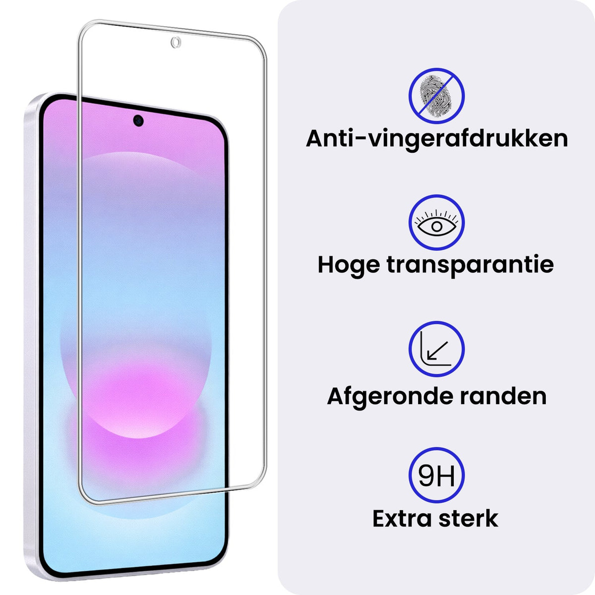 Gehard Glas Screenprotector met Krasbescherming Geschikt voor Samsung A37
