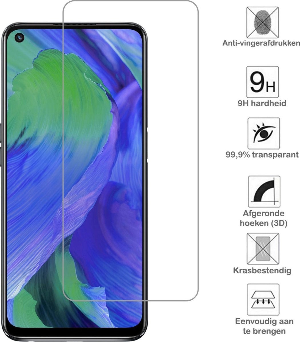 Gehard glazen screenprotector voor OPPO A54 5G met antikrasbescherming