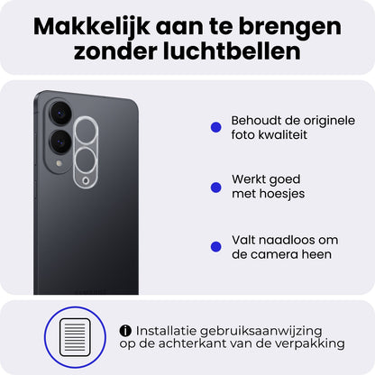 Gehard glazen camera screenprotector voor Samsung S25 Edge