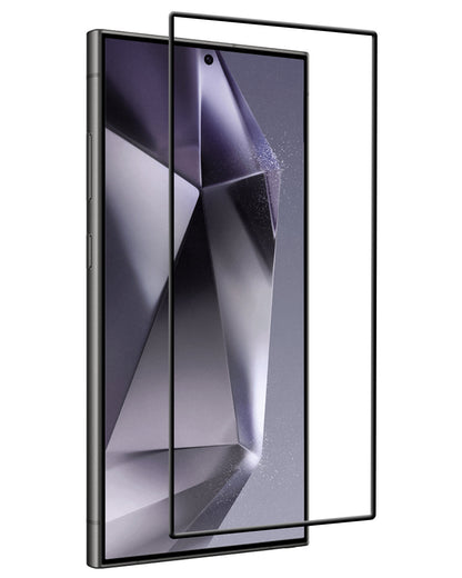 Screenprotector van gehard glas met zwarte randen